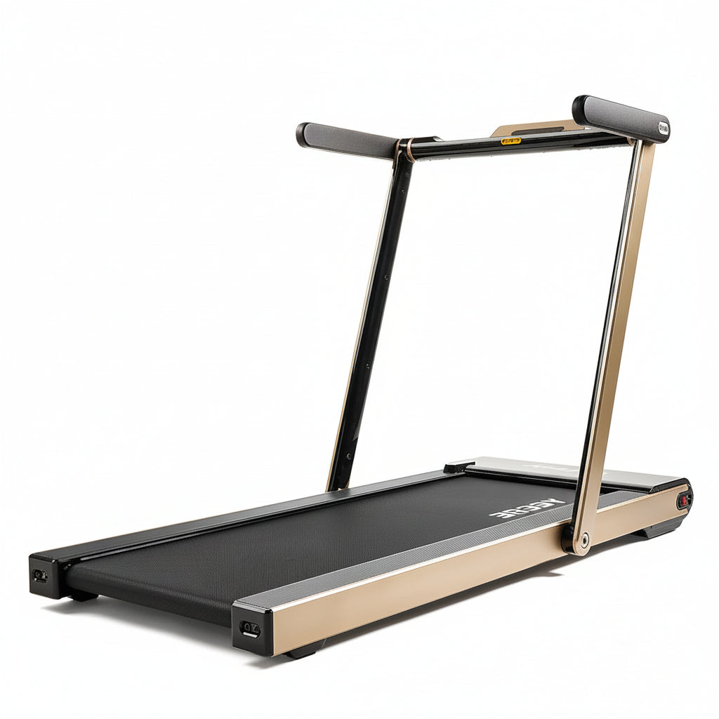 Space Saving Commercial Treadmill, Slim Motorized W/ Speakers