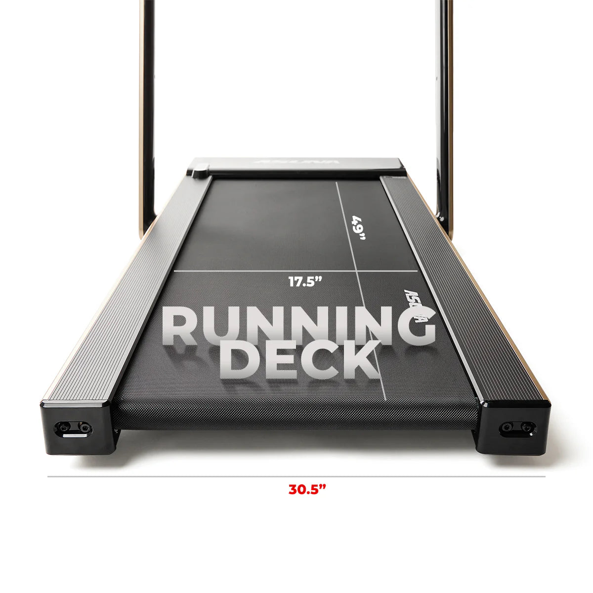 Space Saving Commercial Treadmill, Slim Motorized W/ Speakers